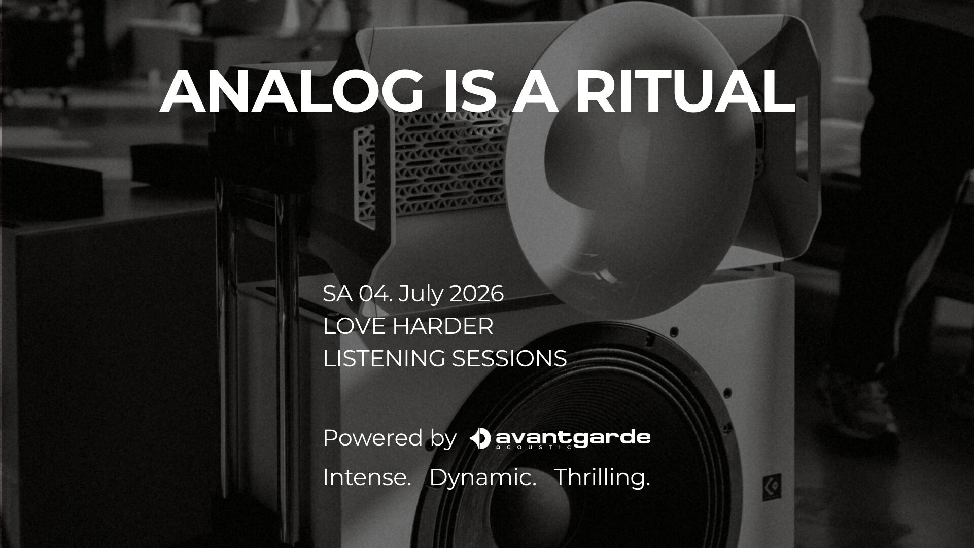 Analog is a Ritual